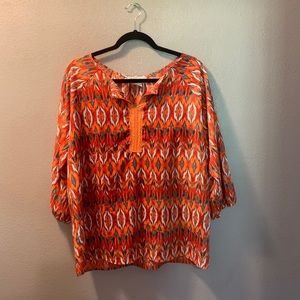 Colorful womens blouse